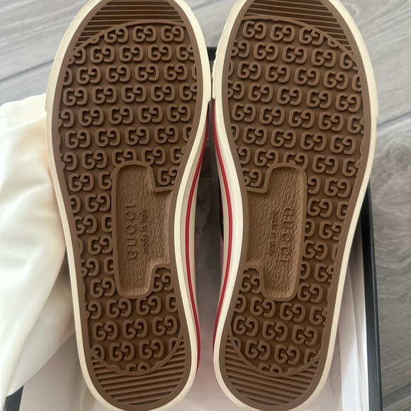 Gucci Pink Canvas Sneakers Tennis 1977 - Picture 4 of 5